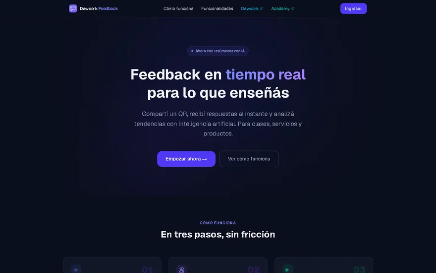 Portada de Dawoork Feedback